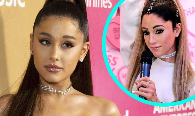 Ariana Grande reacciona a su figura de cera en Madame Tussauds