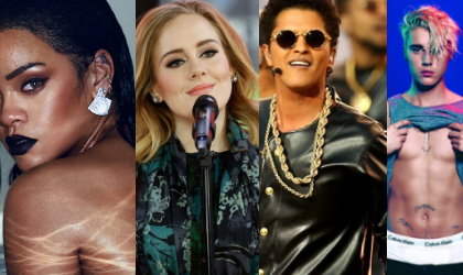 Rihanna, Adele, Justin Bieber o Bruno Mars podran venir a Panam