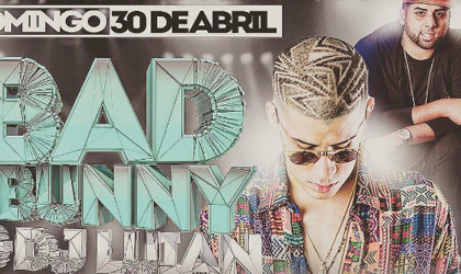 Bad Bunny junto al DJ Luian el 30 de abril