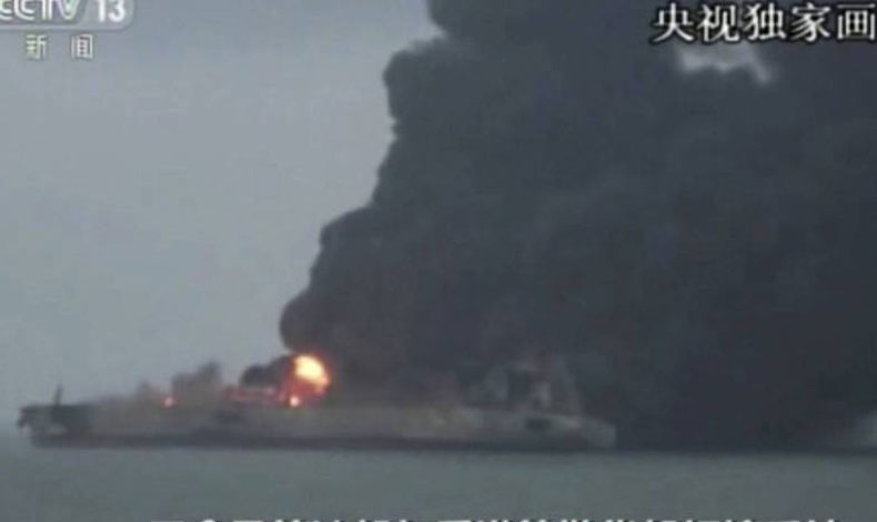 Peligro latente por derrame petrolero en las costas de China