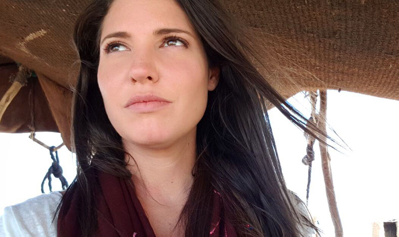 Carolina Fbrega est en Marruecos, pero tiene problemas de alergia