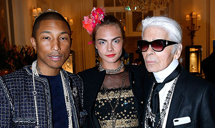 Chanel rene el talento de Cara Delevingne, Kristen Stewart y Pharrell Williams