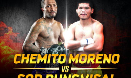 Gana boletos para la pelea  de Chemito' Moreno VS Rungvisai