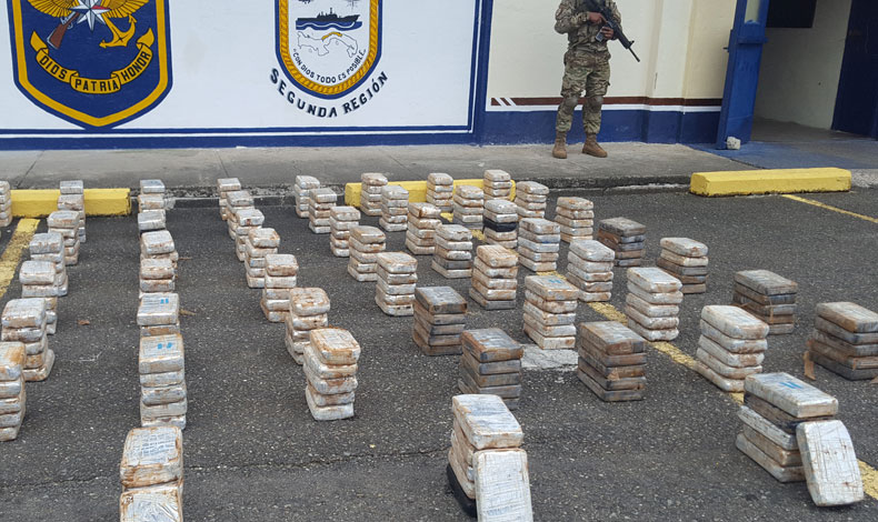 Logran incautar 290 paquetes de droga en Coln