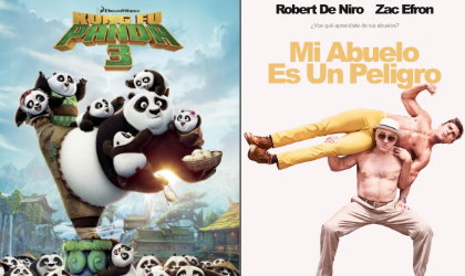 Estrenos para este fin de semana, Kung Fu Panda 3, Mi abuelo es un peligro