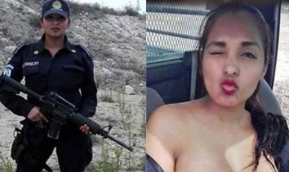 Dan a conocer ms fotos de la polica nudista mexicana