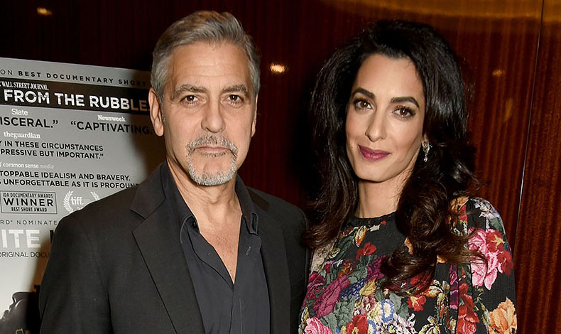 George Clooney y Amal Clooney donan dinero en contra de los grupos de odio