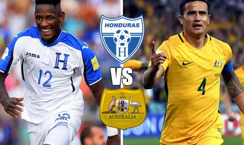 Honduras preparada para el partido de repechaje frente a Australia