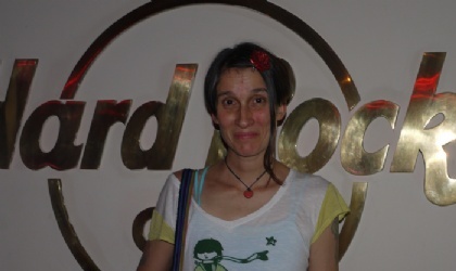 Andrea Echeverri ex vocalista de Aterciopelados en Panam