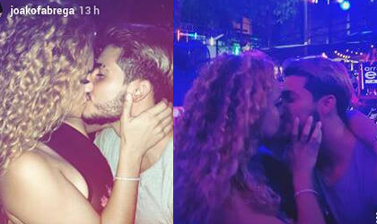 Liza y Joaqun protagonistas de un beso en Instagram