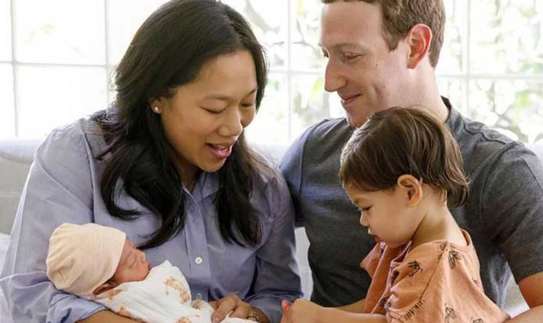 Conoce el nombre de la segunda hija de Mark Zuckerberg
