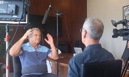 Mel Gibson ofreci una entrevista en el Instituto de Clulas Madres de Panam