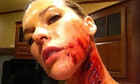 Impresionante maquillaje de Milla Jovovich en Resident Evil: Retribution