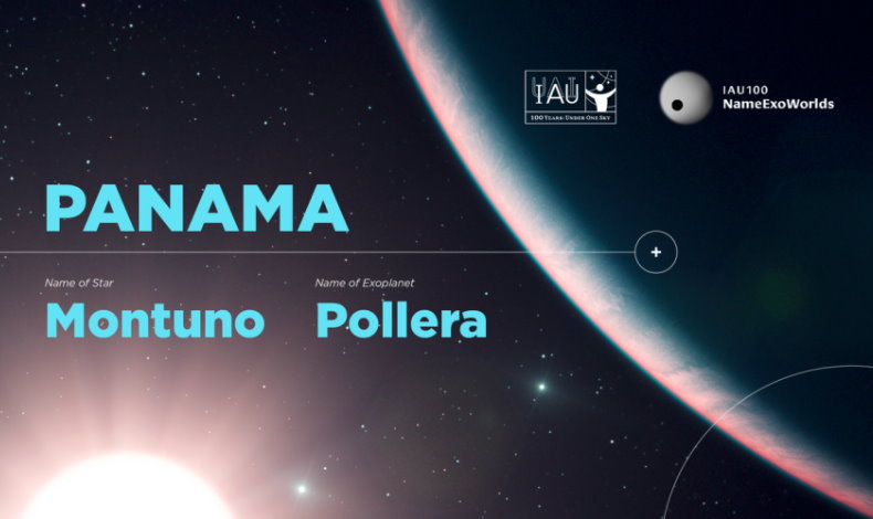 Estrella asignada a Panam en la campaa internacional NombraExoMundos se llamar Montuno y su exoplaneta, Pollera