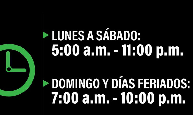 Nuevo horario de la Lnea 2 del metro de Panam
