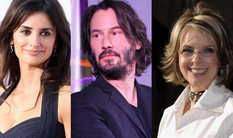 Penlope Cruz, Diane Keaton y Keanu Reeves son los presentadores de los Oscar