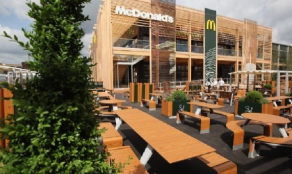 McDonald's ser insignia de los Juegos Olmpicos 2012