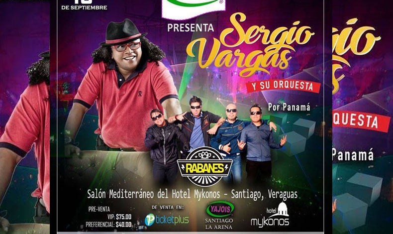 Sergio Vargas estar el 15 de septiembre en Panam