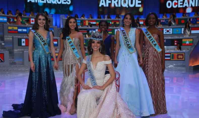 Solaris Barba se destaca en el Miss Mundo 2018 y Gana la banda de Reina de Amrica