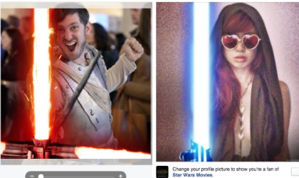 Facebook te permitir poner un 'sable de luz' en tu foto de perfil