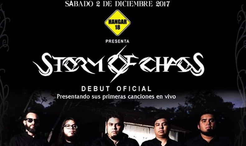Hoy se realiza el debut oficial de la banda Storm of Chaos