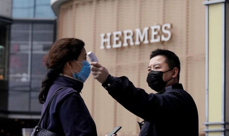 Herms facturo 2.5 millones en una tienda en China tras confinamiento