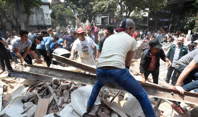 Hasta ahora van 292 muertes vctimas del terremoto en Mxico