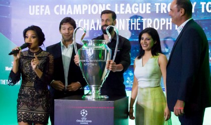Estuvo en Panam gracias a Heineken, el trofeo de la UEFA CHAMPIONS LEAGUE