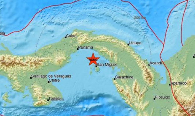 Un temblor de 4.2 grados sacudi Panam