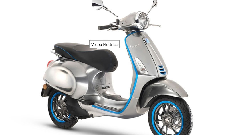 Vespa presenta su primera moto con motor elctrico