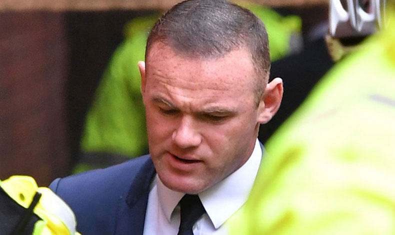 Rooney es condenado por manejar bajo los efectos del alcohol