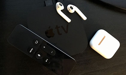 Los AirPods ya pueden sincronizarse con Apple TV