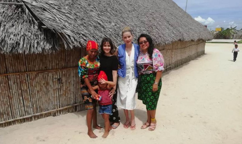 Amber Heard estuvo de visita en Panam