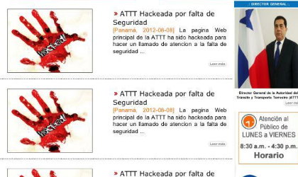 Hackean  la web de la ATTT  y nadie da explicaciones
