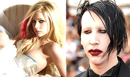 Avril Lavigne y Marilyn Manson son pareja?