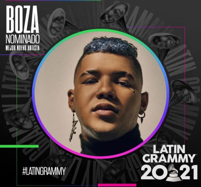 Boza recibe su primera nominacin a los Premios Latin GRAMMY en la categora Mejor Nuevo Artista