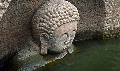 Descubren una figura de Buda de 600 aos de antigedad