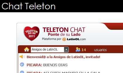 LatinOL apoya la TELETON 20-30 con el Chat de Panam