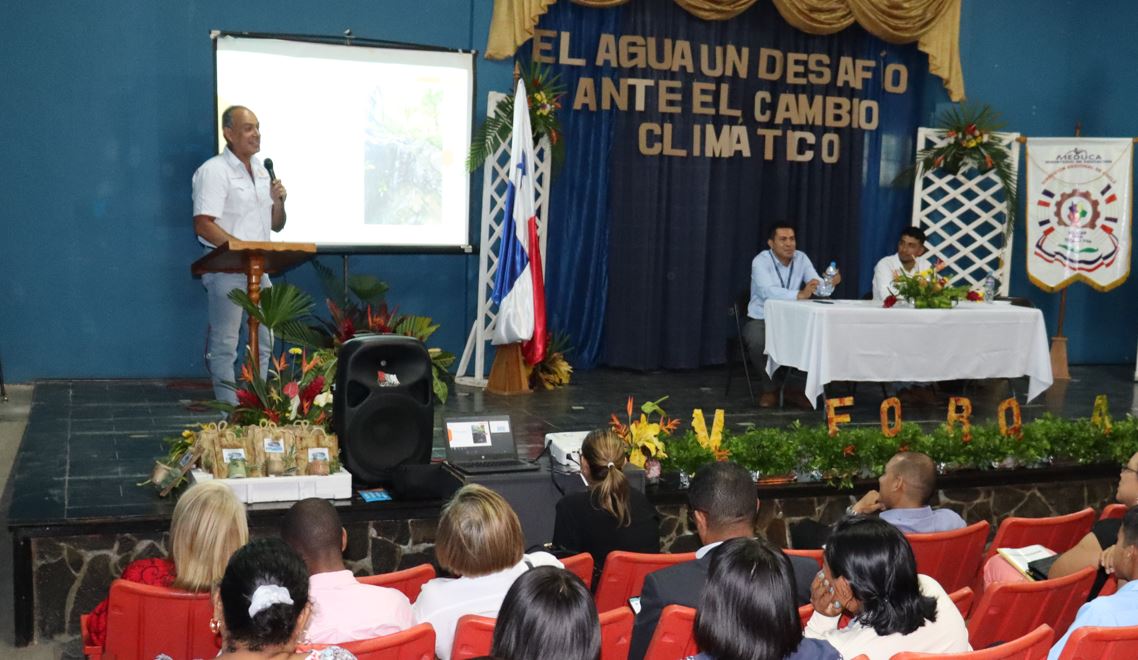 Se realiza Foro Ambiental El Agua un Desafo ante el Cambio Climtico con el apoyo de Cobre Panam