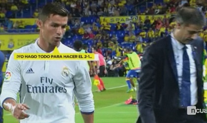 Cristiano Ronaldo mand a tomar por el cu&% a Zidane