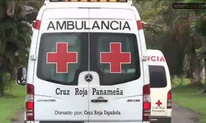 Permiten a las ambulancias de la Cruz Roja acceder facilmente al paso entre Panam y Costa Rica