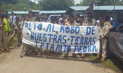En Santa Fe de Veraguas contina la lucha en defensa de terrenos