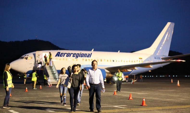 Aeroregional operar  el servicio de vuelos chrter entre Ecuador  y Panam