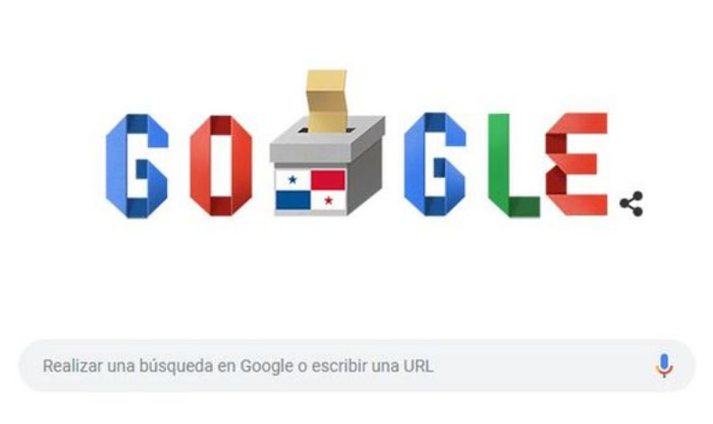 El doodle de Google est dedicado a las elecciones en Panam