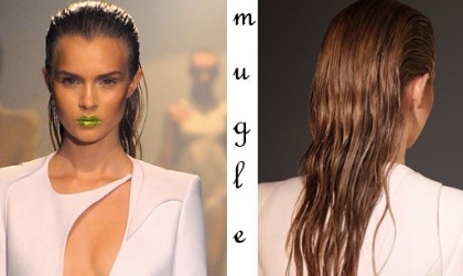 Moda efecto cabello mojado