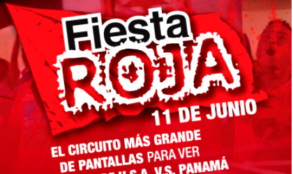 Gratis entradas a la Fiesta Roja Panama Vs EE.UU