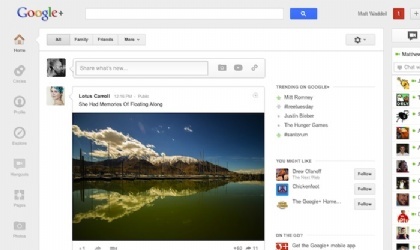 Google+ es redise�ado para que sea m�s f�cil de usar a los usuarios