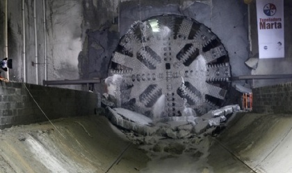 Avanza el Metro de Panam�, la tuneladora Marta, ya est� en la Estaci�n 5 de Mayo