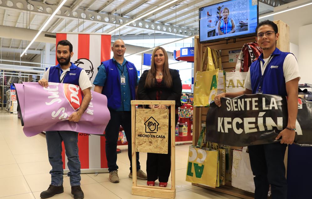 Franquicias Panameas se une a Novey para la produccin de bolsas reutilizables hechas con materiales de campaas publicitarias