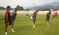 Entrenamiento a full antes de enfrentar a los EE.UU